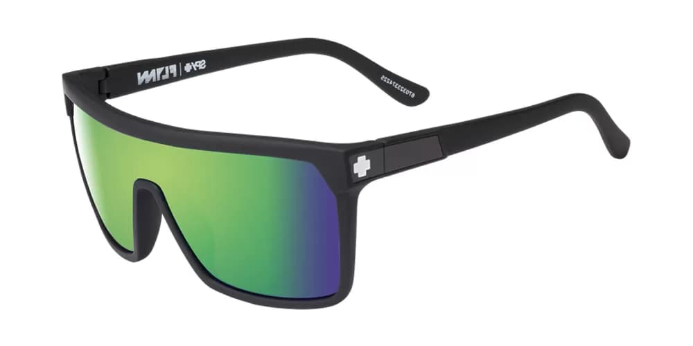 عینک آفتابی اسپای مدل SPY FLYNN MATTE BLACK - HAPPY BRONZE W/ GREEN SPECTRA