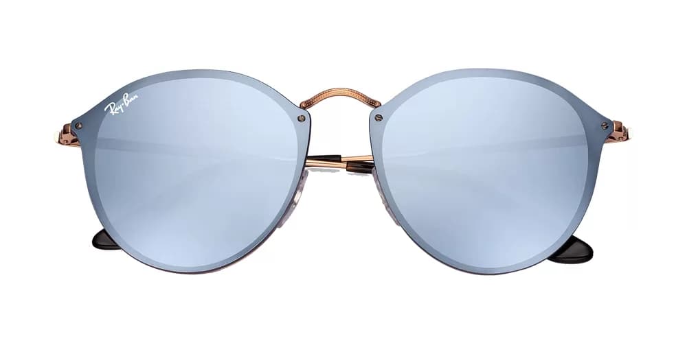عینک آفتابی RayBan 3574N Blaze Round Bronze Copper Violet Mirror