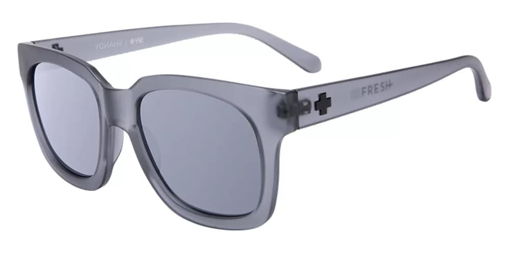 عینک آفتابی اسپای مدل SPY Shandy Matte Trans Gray - Gray with Silver Mirror