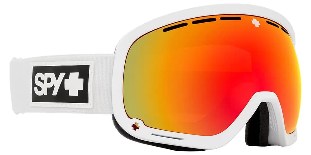 عینک اسکی اسپای SPY Marshall Matte White-HD Plus Bronze w/Red Spectra