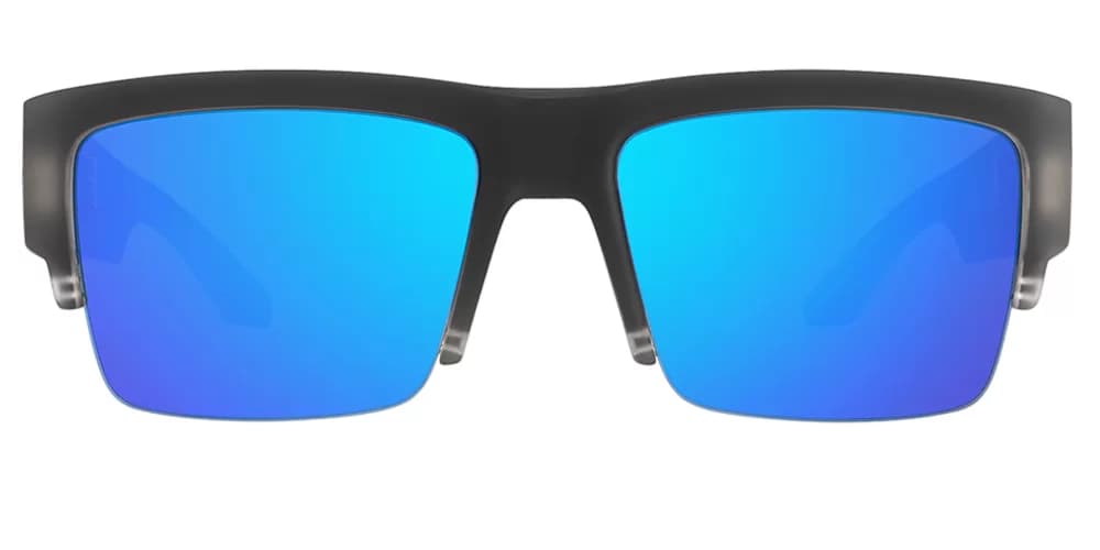 عینک آفتابی اسپای SPY Cyrus 5050 Matte Black Ice - HD Plus Gray Green with Dark Blue Spectra Mirror