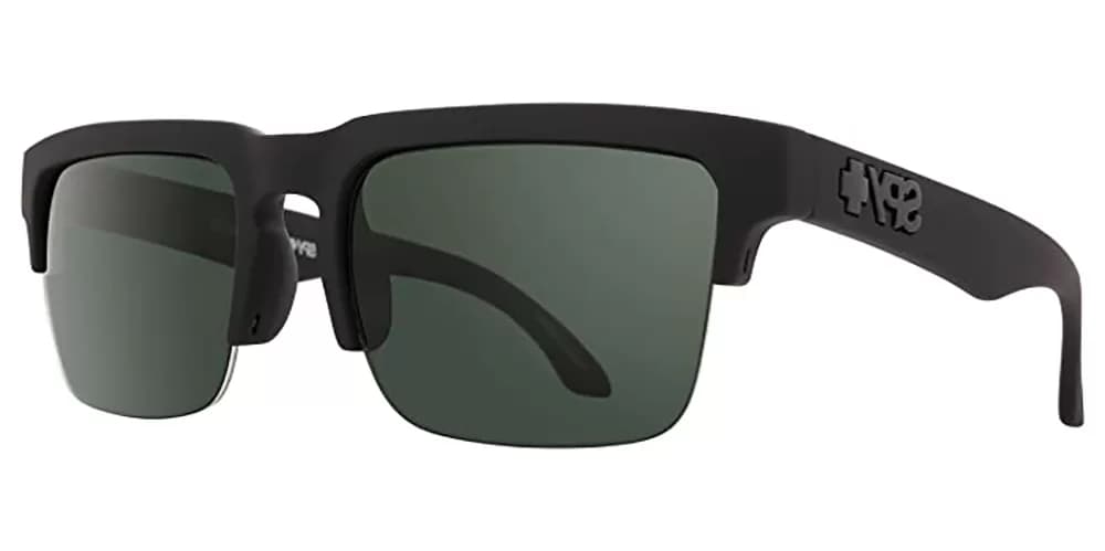 عینک آفتابی اسپای مدل SPY Helm 5050 Soft Matte Black - HD Plus Gray Green Polar