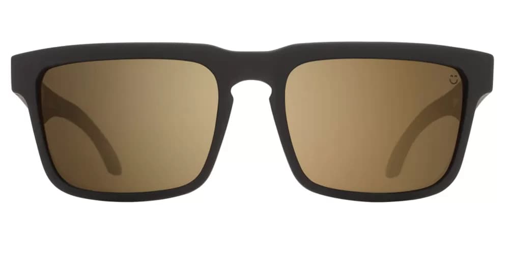 عینک آفتابی اسپای SPY HELM AF SOFT MATTE BLACK-HAPPY BRONZE W/GOLD MIRROR