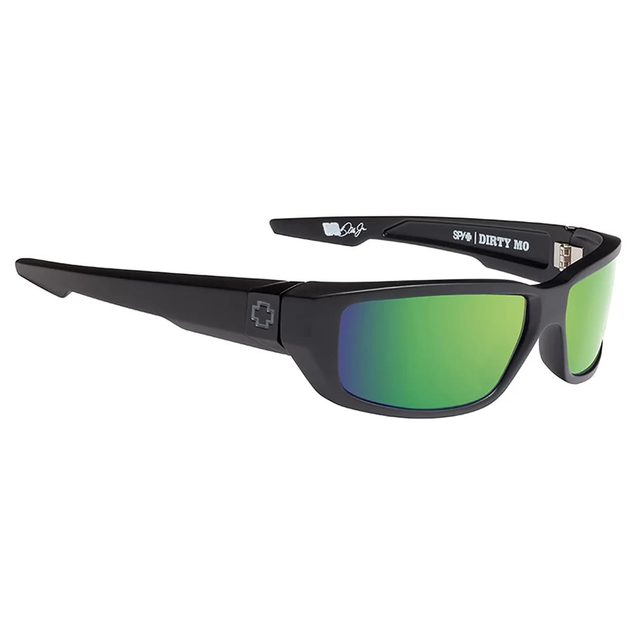 عینک آفتابی اسپای مدل SPY Dirty Mo Matte Black - HD Plus Bronze Polar with Green Spectra Mirror