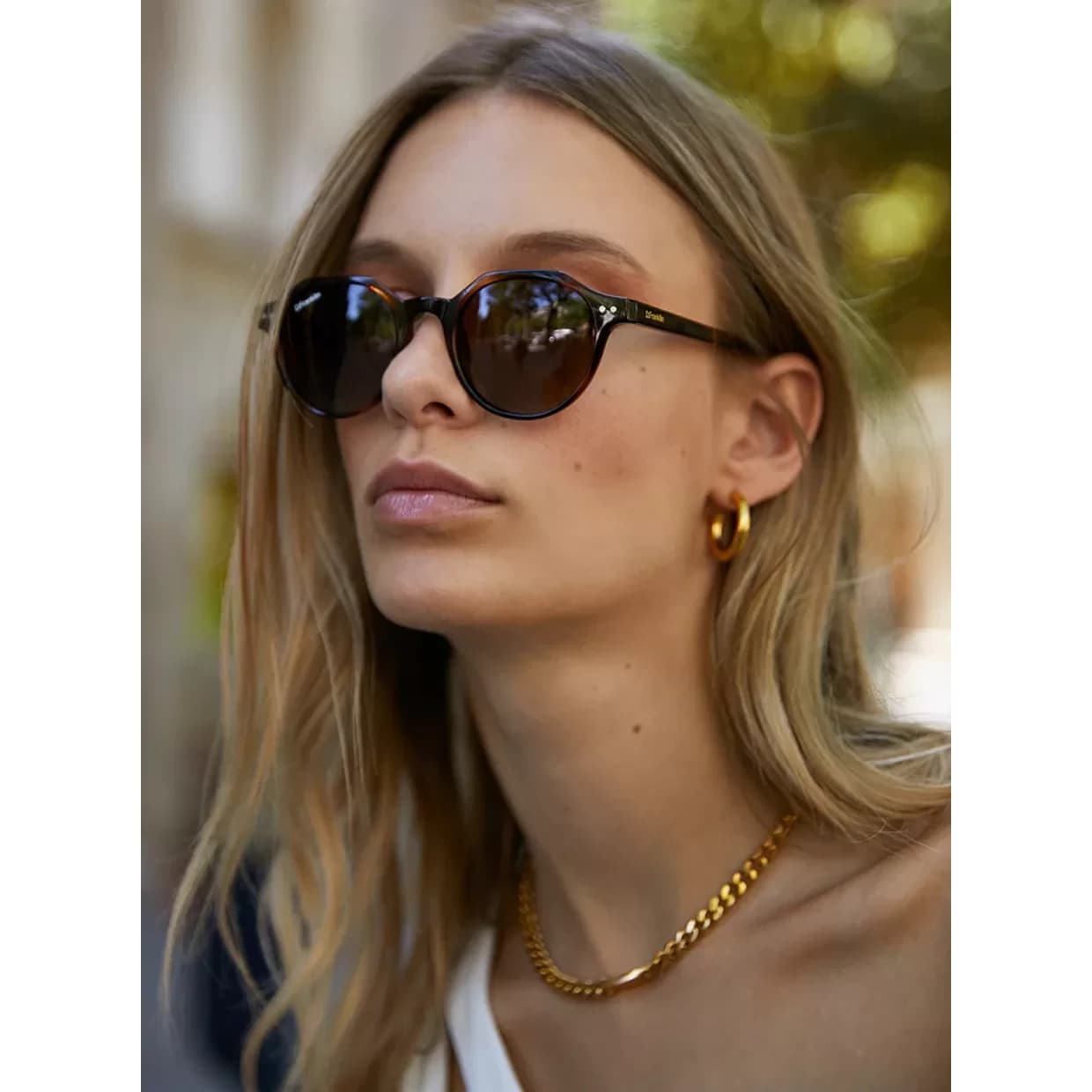 عینک آفتابی دی فرانکلین مدل D.franklin Ultra Light S Round Havana / Brown