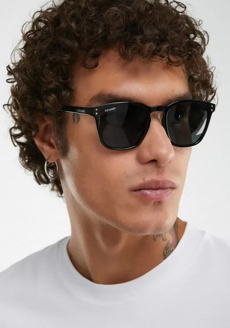 عینک آفتابی دی فرانکلین مدل D.franklin ULTRA LIGHT SQ HIGH / BLACK - BLACK
