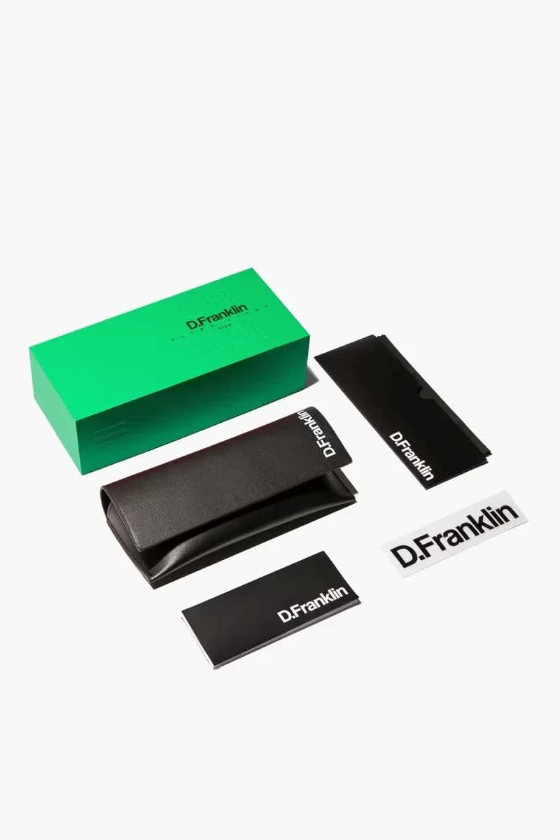 عینک آفتابی دی فرانکلین مدل D.franklin ULTRA LIGHT SQ HIGH / BLACK - BLACK