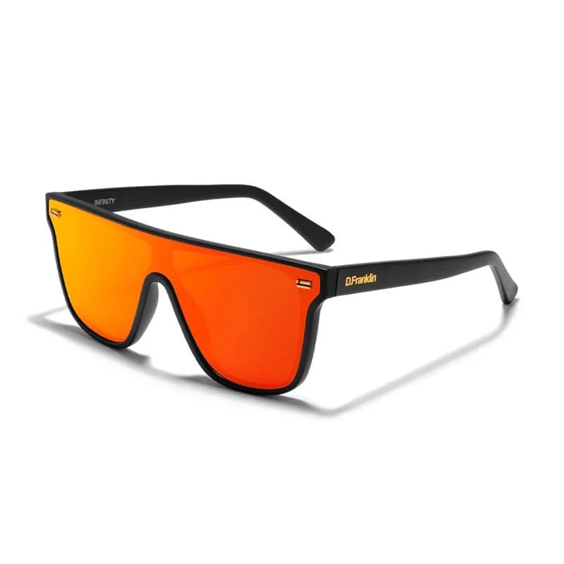 عینک آفتابی دی فرانکلین مدل D.franklin INFINITY / MATT BLACK - RED REVO