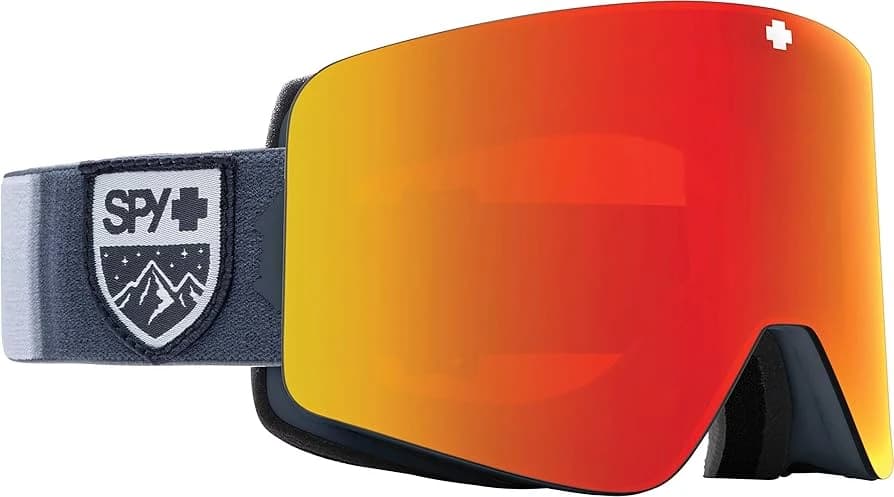 عینک اسکی اسپای Spy Marauder Colorblock Gray - HD Plus Bronze with Red Spectra Mirror - HD Plus LL Yellow with Green Spectra Mirror