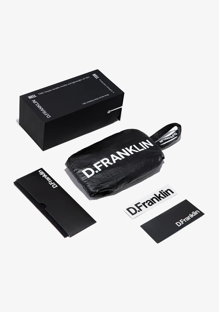 عینک آفتابی دی فرانکلین مدل D.franklin Nell Matt Black / Smoke