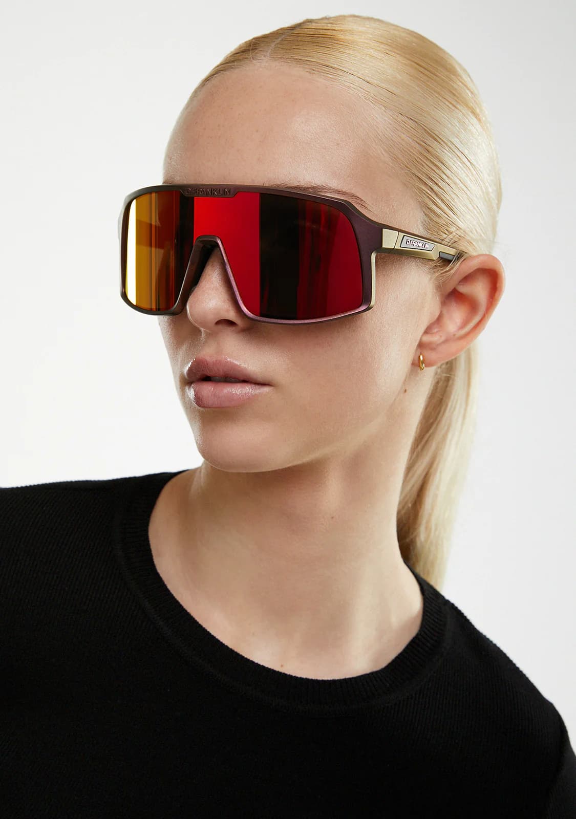 عینک آفتابی دی فرانکلین مدل D.franklin Wind Full Limited Edition - Iridiscent Burgundy / Red