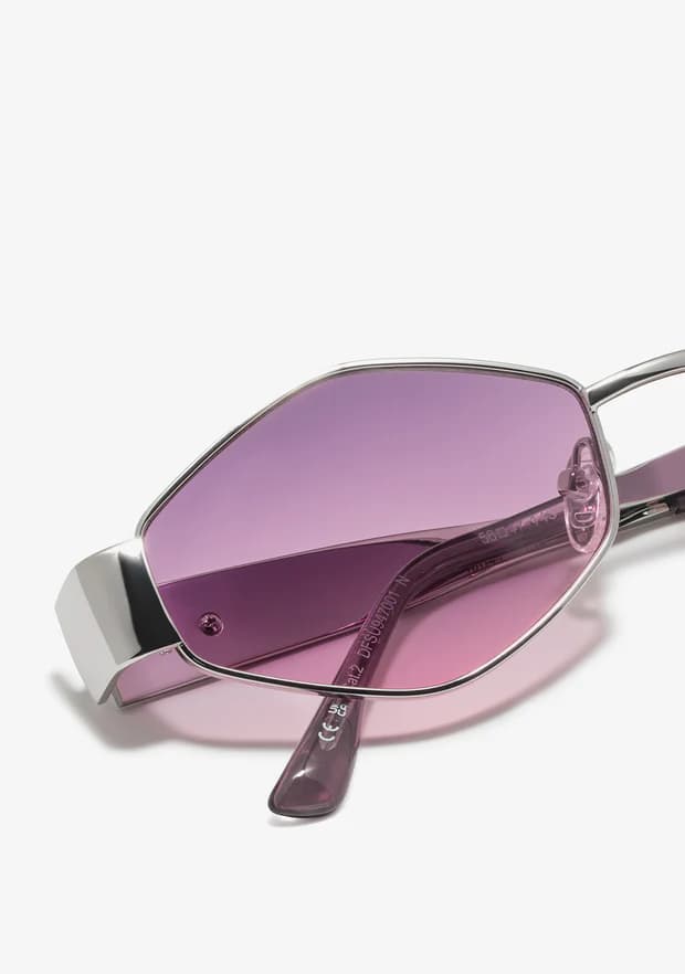 عینک آفتابی دی فرانکلین مدل D.franklin Cuprum Diamond Silver / Gradient Pink