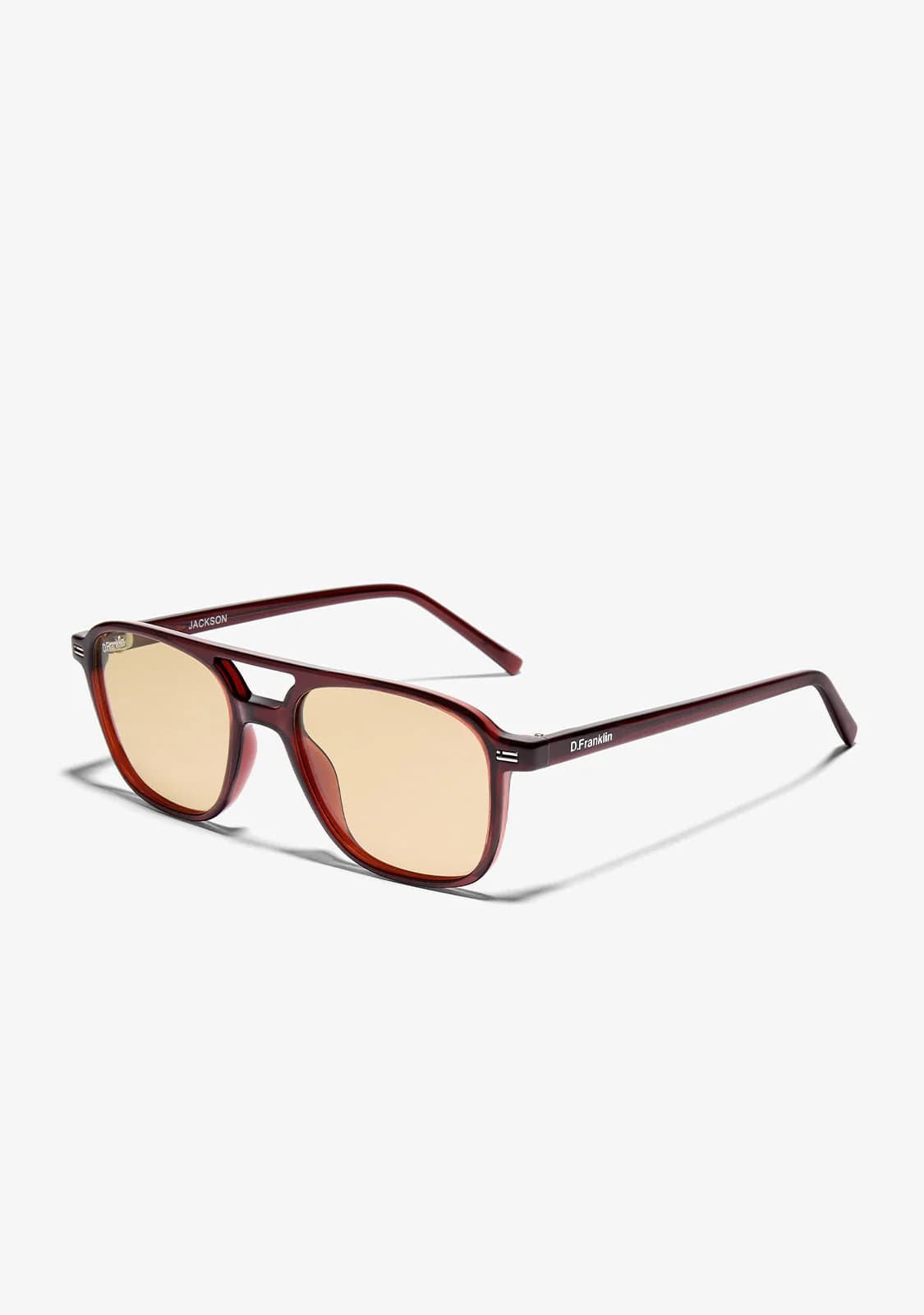عینک آفتابی دی فرانکلین مدل D.franklin Jackson Square Brown / Amber