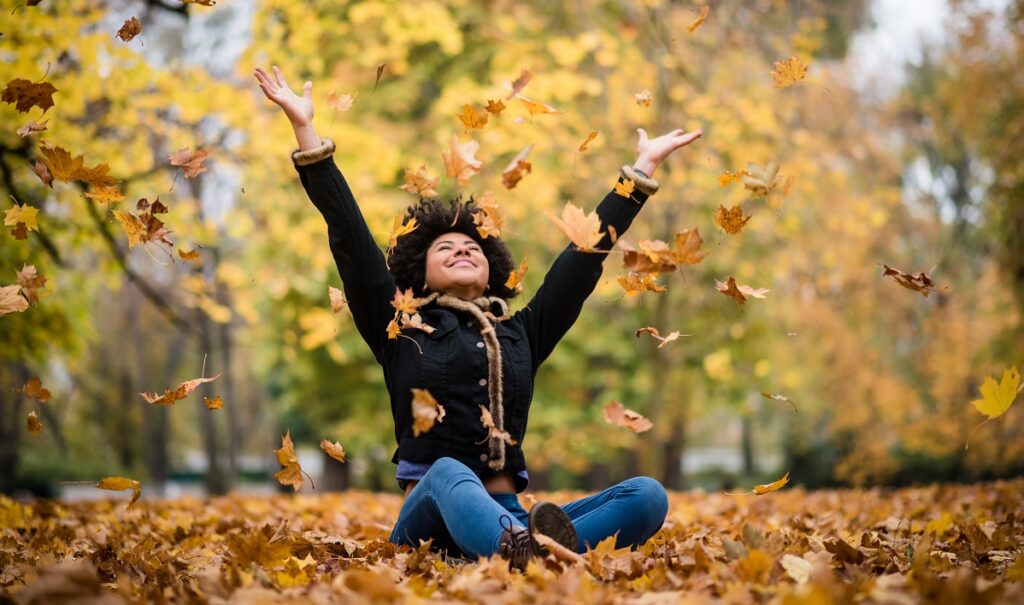 لنز در پاییز