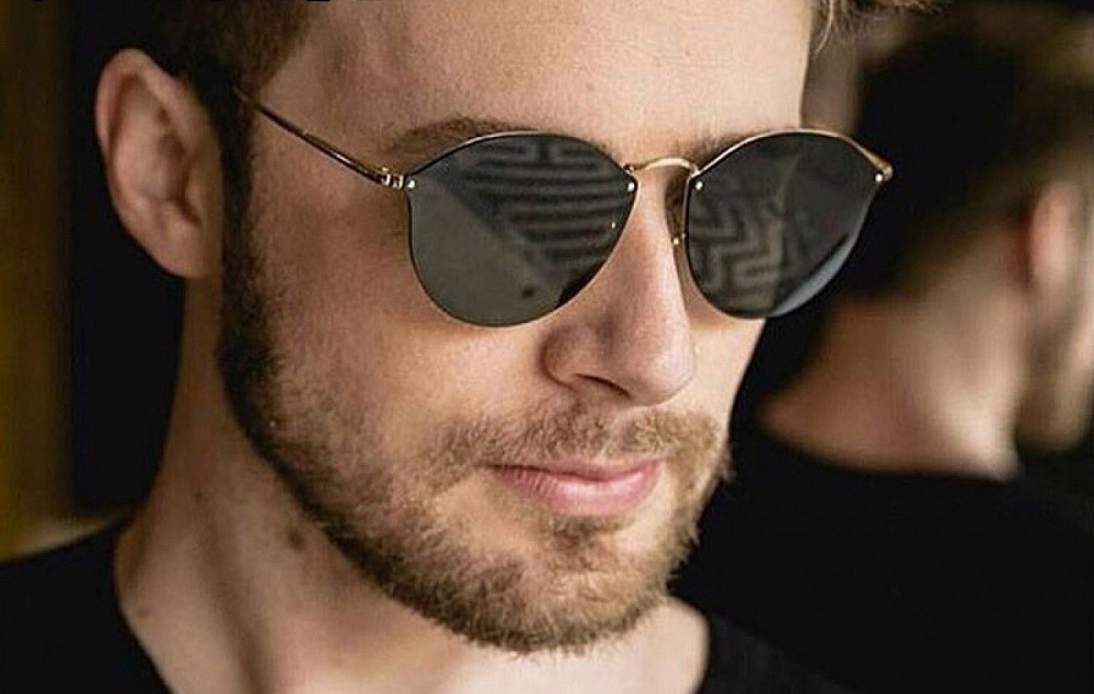 عینک دودی بدون فریم