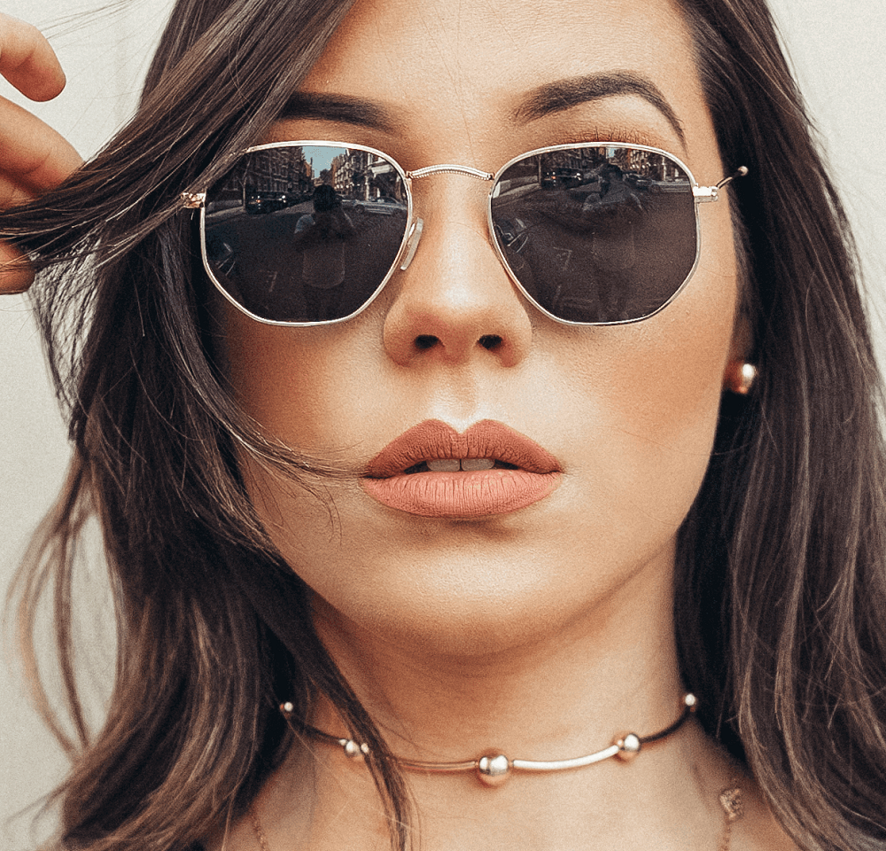 عینک آفتابی برای صورت گرد