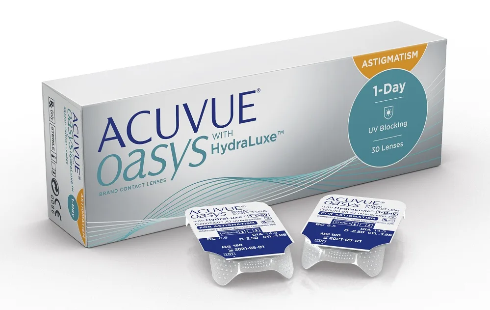 لنز طبی روزانه اکیو وی Oasys HydraLuxe