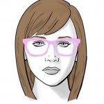 رنگ فریم عینک طبی بر اساس رنگ مو