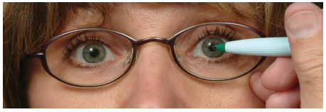 اعداد روی عینک