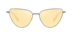 عینک آفتابی هاکرز مدل  Gun Metal Yellow Rounded Lulita