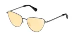 عینک آفتابی هاکرز مدل  Gun Metal Yellow Rounded Lulita - Image 2