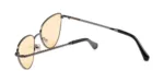 عینک آفتابی هاکرز مدل  Gun Metal Yellow Rounded Lulita - Image 4