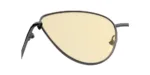 عینک آفتابی هاکرز مدل  Gun Metal Yellow Rounded Lulita - Image 6