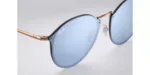 عینک آفتابی RayBan 3574N Blaze Round Bronze Copper Violet Mirror - Image 4