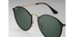 عینک آفتابی RayBan 3574N Blaze Round Gold Green Classic - Image 3