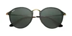 عینک آفتابی RayBan 3574N Blaze Round Gold Green Classic