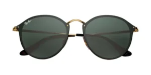عینک آفتابی RayBan 3574N Blaze Round Gold Green Classic