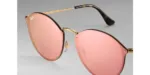 عینک آفتابی RayBan 3574N Blaze Round Gold Pink Mirror - Image 3
