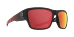 عینک آفتابی اسپای  Dirty Mo 2 Matte Black Red Burst HD Plus Rose Polar W Red Spectra - Image 4
