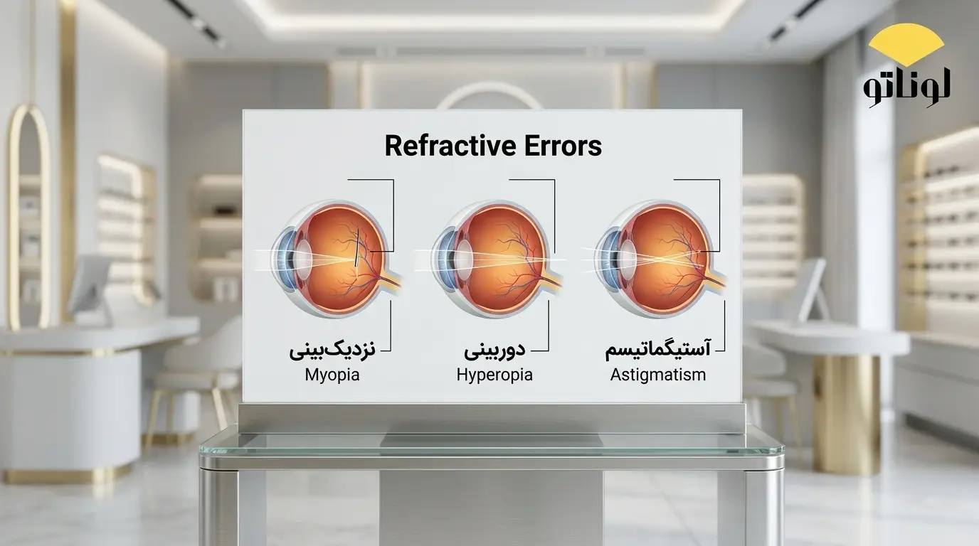 بیماری‌های ناشی از عیوب انکساری (Refractive Errors)