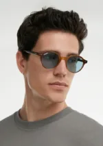 عینک آفتابی دی فرانکلین مدل D.Franklin ULTRA LIGHT S ROUND / TRANS BROWN - TRANS BLUE - Image 2