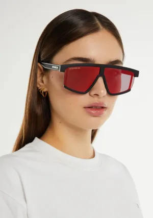 عینک آفتابی دی فرانکلین مدل D.franklin Alpha Matt Black / Red