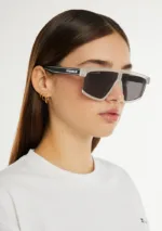 عینک آفتابی دی فرانکلین مدل D.franklin Alpha Milky Crystal / Matt Black - Image 2
