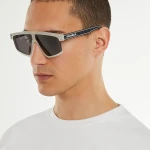 عینک آفتابی دی فرانکلین مدل D.franklin Alpha Milky Crystal / Matt Black