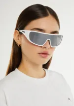عینک آفتابی دی فرانکلین مدل D.franklin Nell Matt White / Silver Revo