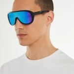 عینک آفتابی دی فرانکلین مدل D.franklin Ajax Matt Black / Blue Revo