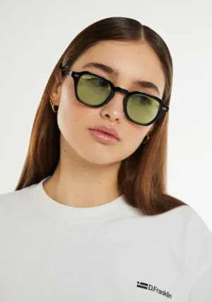 عینک آفتابی دی فرانکلین مدل D.franklin Ultra Light S Square Black / Green