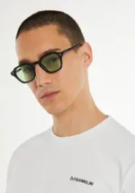 عینک آفتابی دی فرانکلین مدل D.franklin Ultra Light S Square Black / Green - Image 7