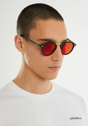 عینک آفتابی دی فرانکلین مدل D.franklin Roller Round V2 Limited Black