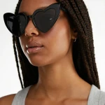عینک آفتابی دی فرانکلین مدل D.franklin Love Heart Black / Black