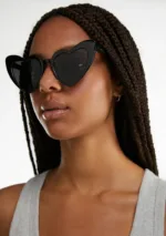 عینک آفتابی دی فرانکلین مدل D.franklin Love Heart Black / Black