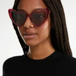 عینک آفتابی دی فرانکلین مدل D.franklin Love Heart Trans Burgundy / Brown