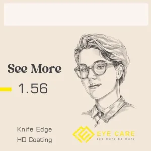عدسی طبی سی مور See More 1.56 KNIFE EDGE/HD Coating