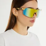 عینک آفتابی دی فرانکلین مدل D.franklin Tsunami Gold Chrome / Gold Revo