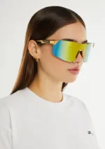 عینک آفتابی دی فرانکلین مدل D.franklin Tsunami Gold Chrome / Gold Revo