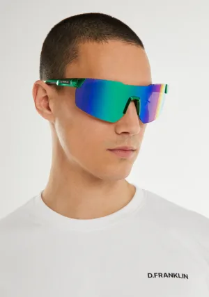 عینک آفتابی دی فرانکلین مدل D.franklin Tsunami Green Chrome / Green Revo
